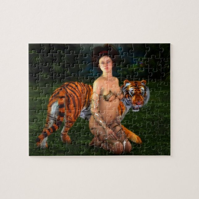 Fantasy Tiger Girl (Horizontal)