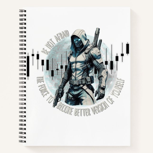 Fantasy trade design | Cyberpunk | Self growth Notizbuch (Vorderseite)