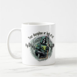 Fantasy trade design | Grim Reaper | motivation Kaffeetasse
