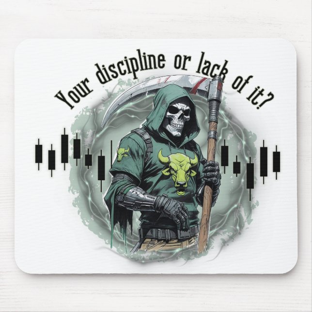  Fantasy trade design | Grim Reaper |  motivation Mousepad (Vorne)