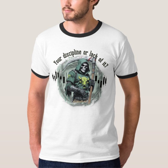  Fantasy trade design | Grim Reaper |  motivation T-Shirt (Vorderseite)
