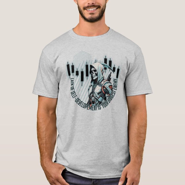 Fantasy Trade Design | Motivation | Großer Feind T-Shirt (Vorderseite)