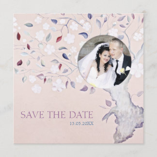 Fantasy Tree Fügen Sie Ihr Foto Hochzeit Save The Date