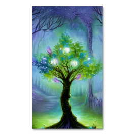Fantasy Tree Magnetische Visitenkarte