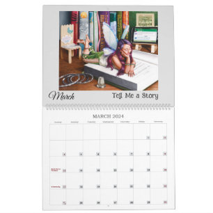 Fantasy trifft Realität große 12 Monate Kalender