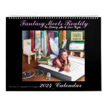 Fantasy trifft Realität große 12 Monate Kalender