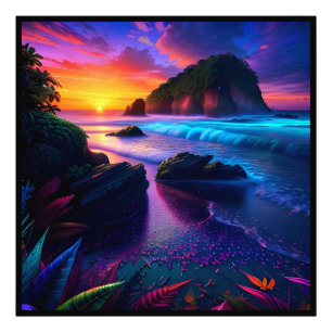 Fantasy Tropical Beach One Fotodruck