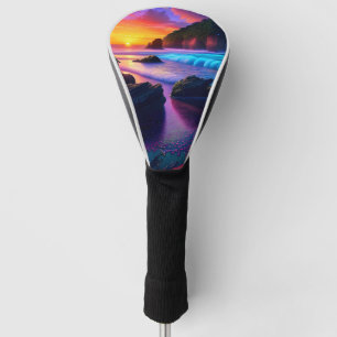Fantasy-Tropischer Strand Eins Golf Headcover