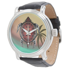 Fantasy Turtle Tattoo Armbanduhr