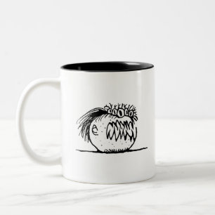 Fantasy-Ungeheuer zeichnend Zweifarbige Tasse