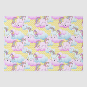 Fantasy unicorpattern Mädchen Party Gewebe Seidenpapier