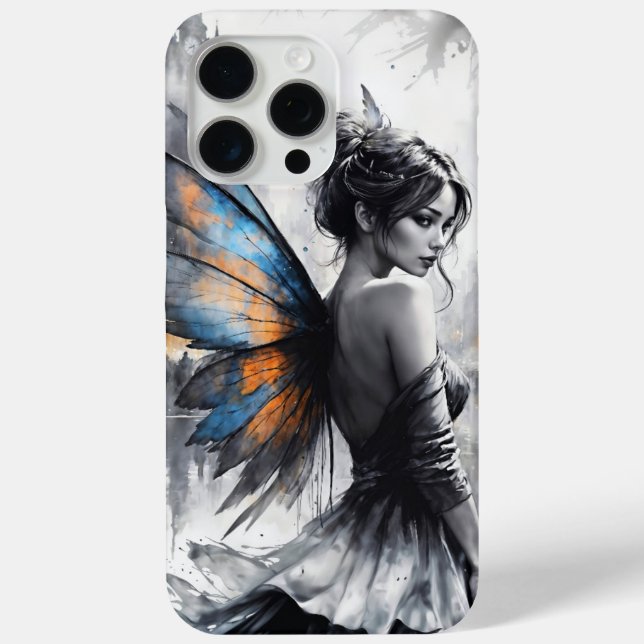 Fantasy urban Fee elegante Schönheitsfeuerlichter Case-Mate iPhone Hülle (Rückseite)