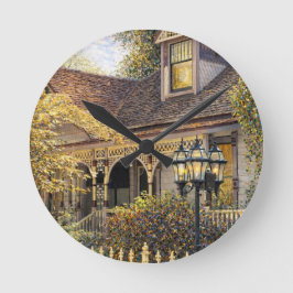 Fantasy-Victorian-Lebkuchen I Runde Wanduhr