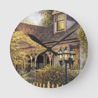 Fantasy-Victorian-Lebkuchen I Runde Wanduhr