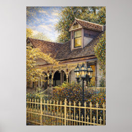 Fantasy-Victorian-Lebkuchenhaus I Poster