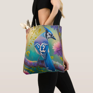 Fantasy-Vögel Blauhäher Tasche