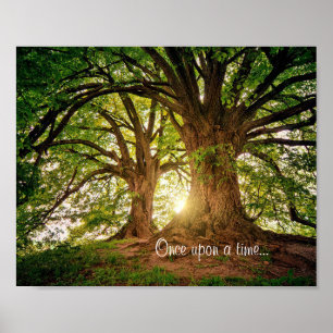 Fantasy-Wald-Plakat Poster