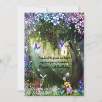 Fantasy-Waldtiere verzauberte Party