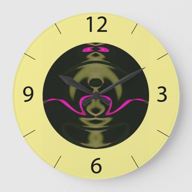 Fantasy Wall Clock Große Wanduhr (Vorderseite)