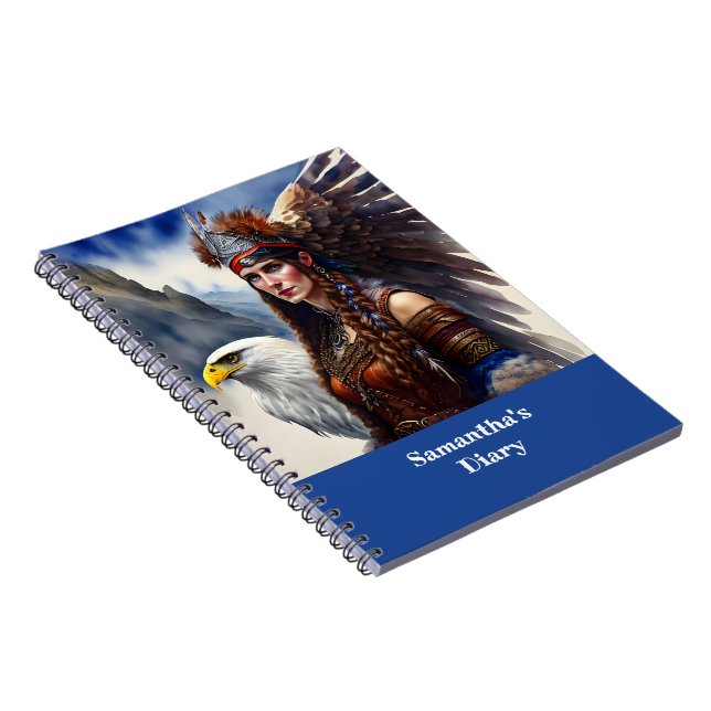 Fantasy Warrior Princess Notizblock (Rechte Seite)