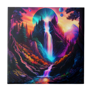 Fantasy Waterfall Fliese