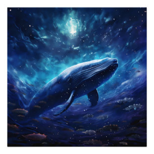 Fantasy Whale Fotodruck