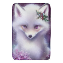 Fantasy White Baby Fox mit Lavendel Eyes