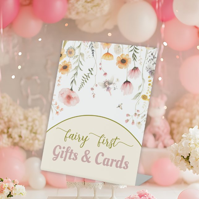 Fantasy Wildblume Fee erste Geschenke Pedestal Zei Sockelschild (Von Creator hochgeladen)