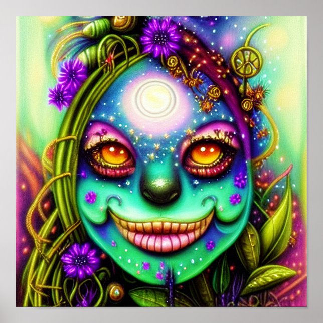 Fantasy-Wildfrosch Poster (Vorne)