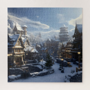 Fantasy Winter Town