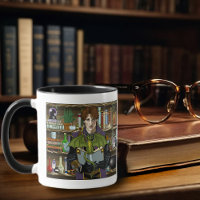 Fantasy Wizard Bücher Dragon Poster