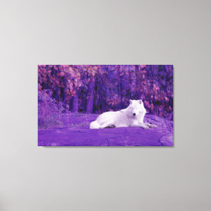 Fantasy Wolf Leinwand