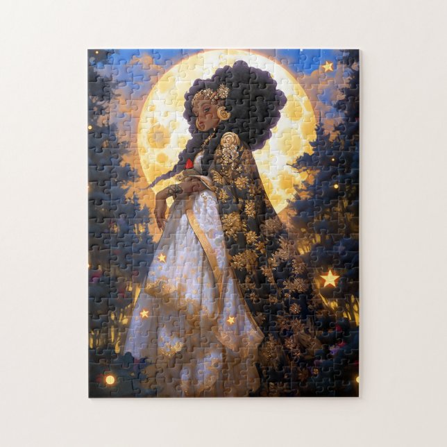Fantasy Woman African American Art (Vertikal)
