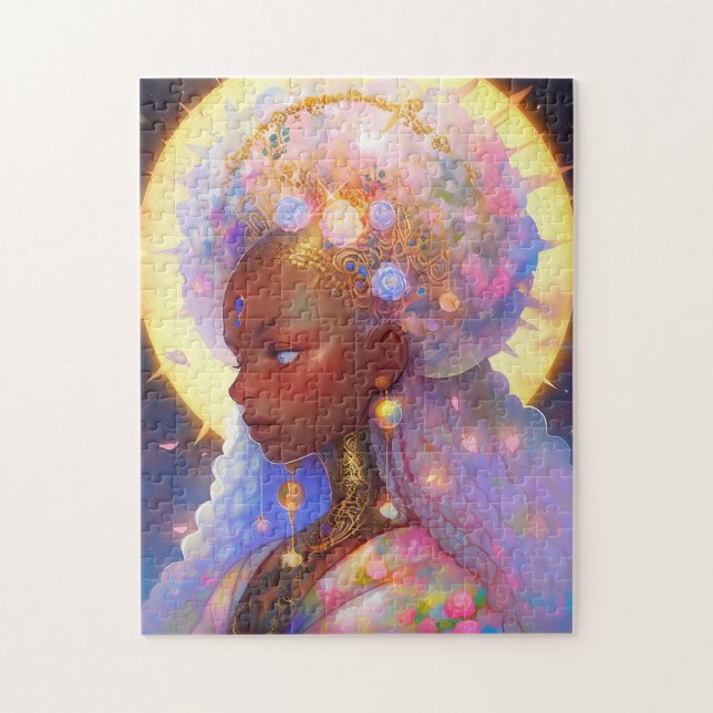 Fantasy Woman African American Art (Vertikal)