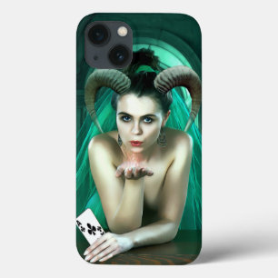 Fantasy Woman Playing Poker Case-Mate iPhone Fall Case-Mate iPhone Hülle