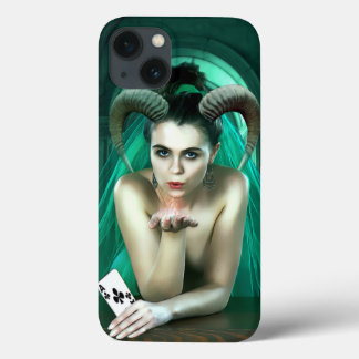 Fantasy Woman Playing Poker Case-Mate iPhone Fall Hülle