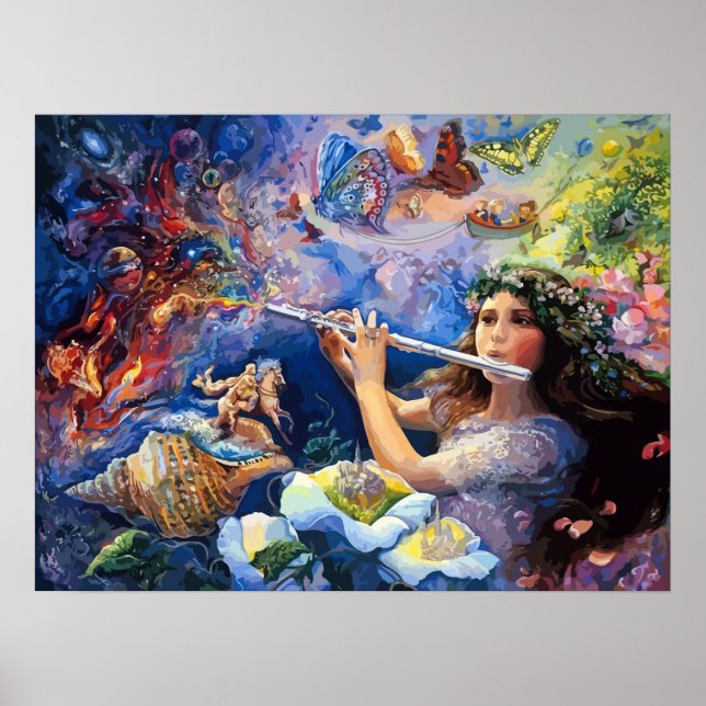 Fantasy Wonderland Art Poster (Vorne)