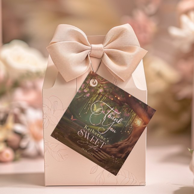 Fantasy Woodland Verzaubertes Waldglühen Süß 16 Geschenkanhänger (Von Creator hochgeladen)