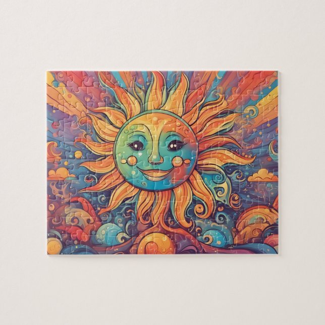 Fantasy World Colorful Sun (Horizontal)