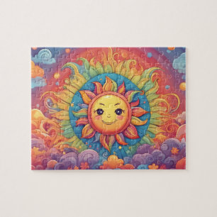 Fantasy World Colorful Sun