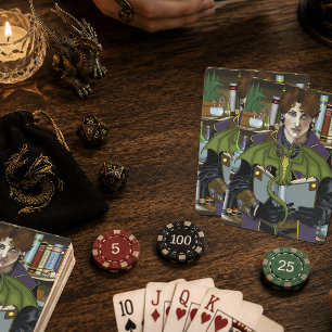 Fantasy-Zauberbücher Drachen Tränke Spielkarten