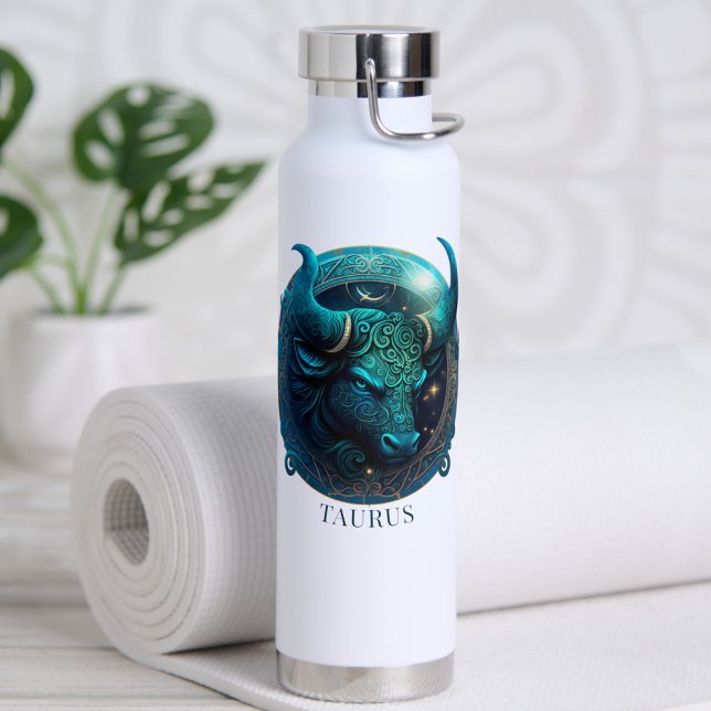 Fantasy Zodiac Symbol Bull Celestial Taurus Trinkflasche (Von Creator hochgeladen)