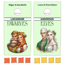 Fantasy-Zwerg und Elf Wedding