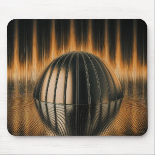 Fantasybild Bronze-Halbkuppel auf reflektierender Mousepad