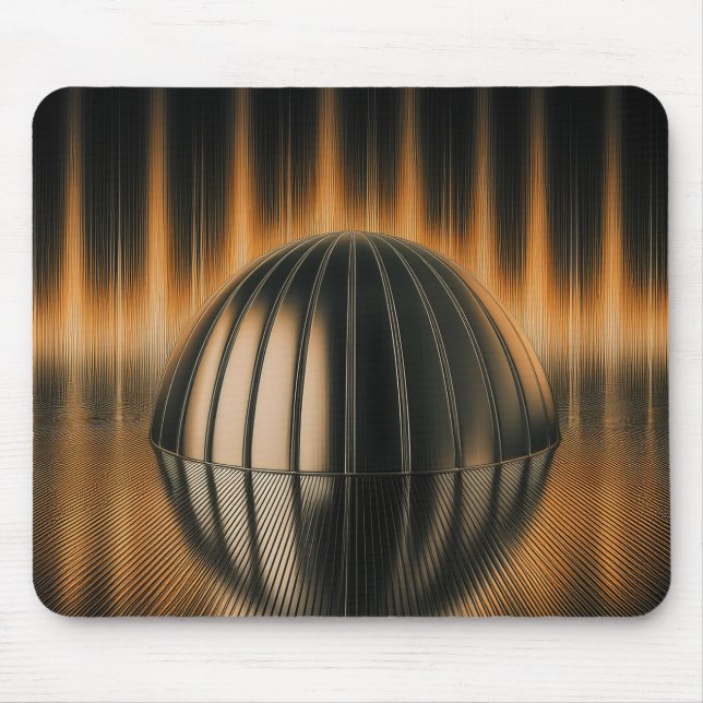Fantasybild Bronze-Halbkuppel auf reflektierender  Mousepad (Vorne)