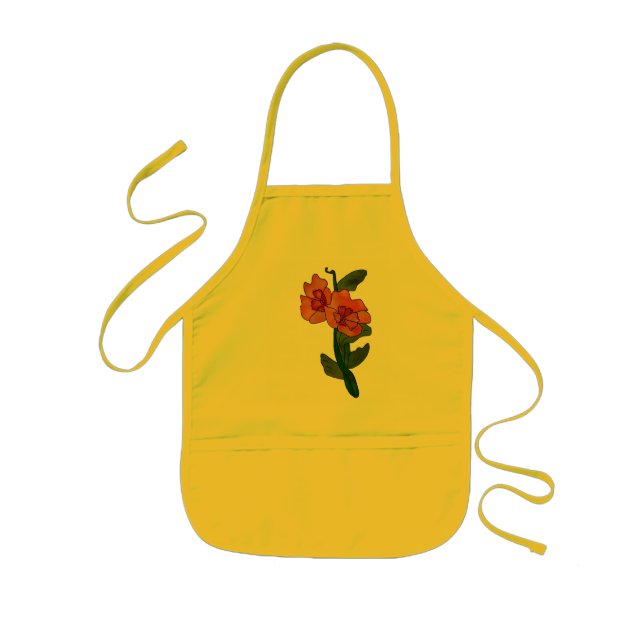 Fantasyblume Kinderschürze (Vorne)