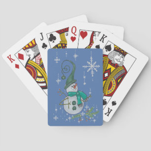 Fantasyschneemann Spielkarten