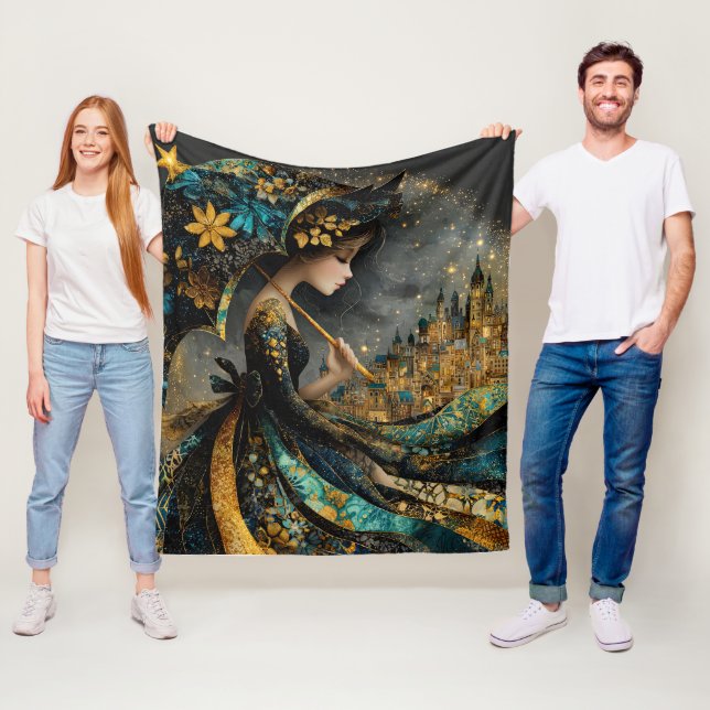 Fantasywelt  fleecedecke (Beispiel)