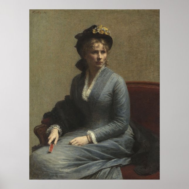 Fantin-Latour - Portrait von Miss C. D. Poster (Vorne)