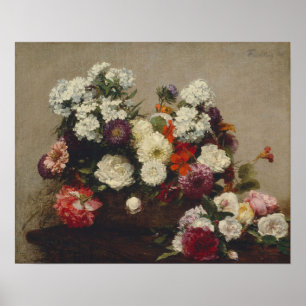 Fantin Latour - Stillleben mit Blume Poster